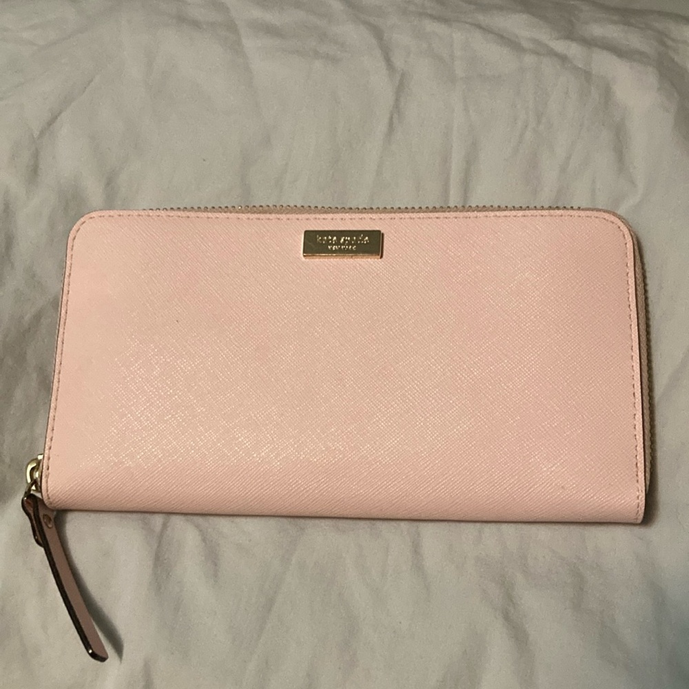 Kate Spade 4x8 pink wallet/clutch